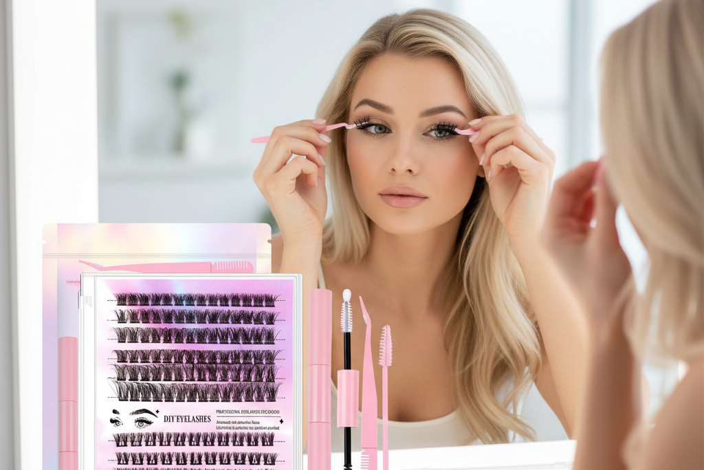 12 Rows Of 150 DIY Eyelash Clusters