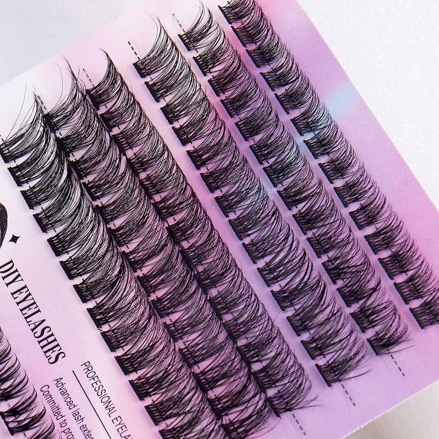 12 Rows Of 150 DIY Eyelash Clusters